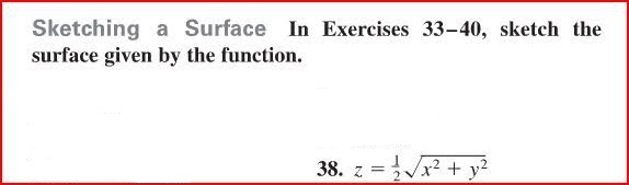 Solved Sketching a Surface In Exercises 33-40, sketch the | Chegg.com