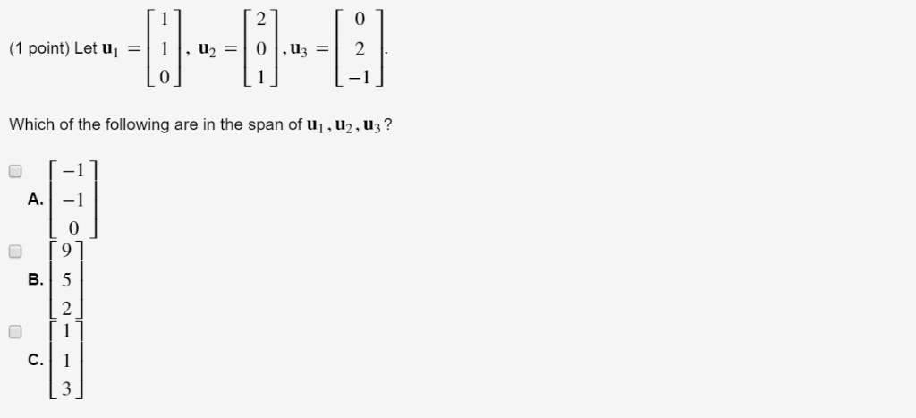 Solved Let U4 Be A Linear Combination Of {uj,u2, U3 }. | Chegg.com