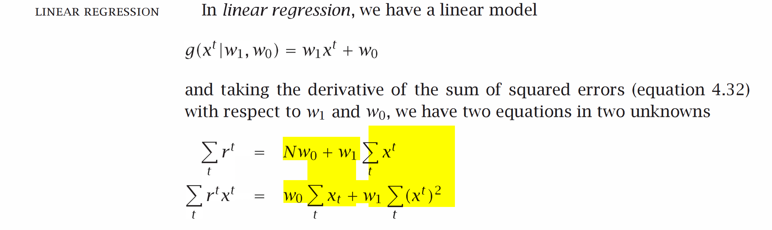 solved-1-derive-the-two-equations-in-a-linear-regression-chegg