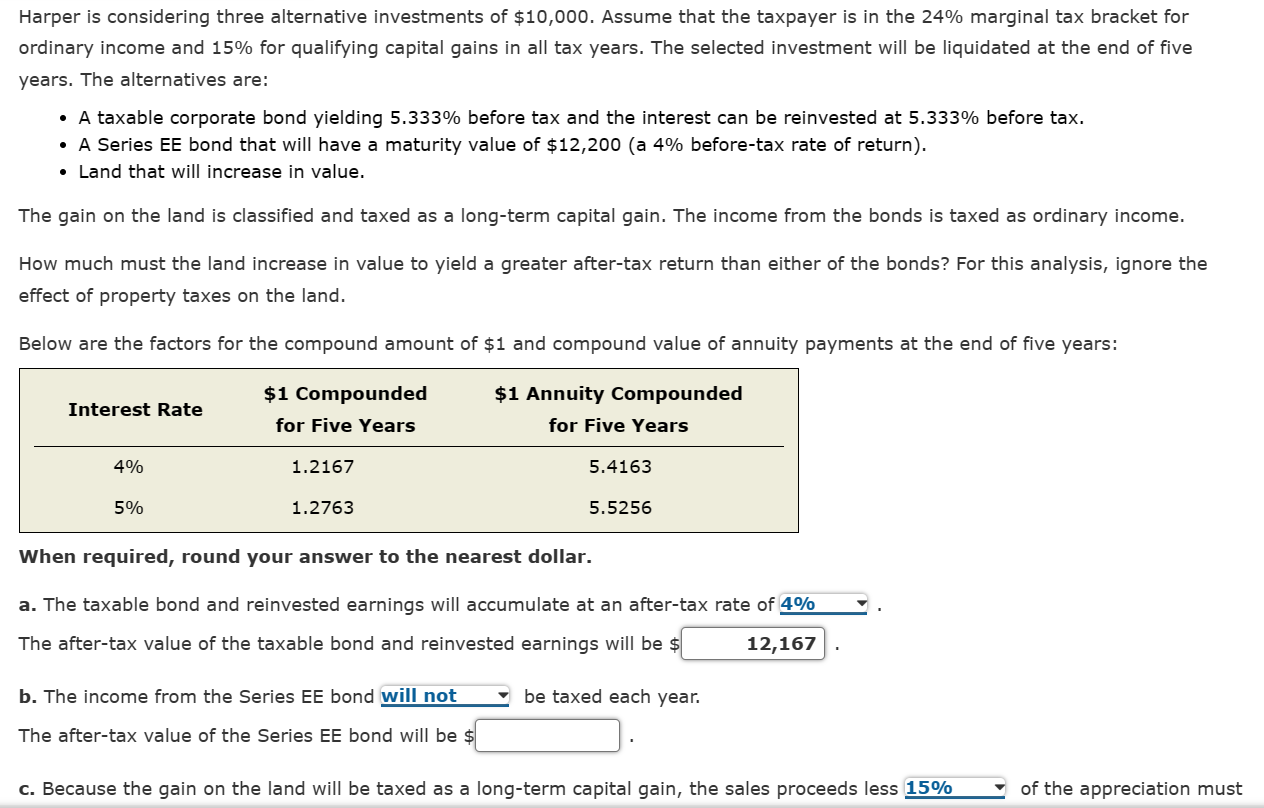 solved-harper-is-considering-three-alternative-investments-chegg