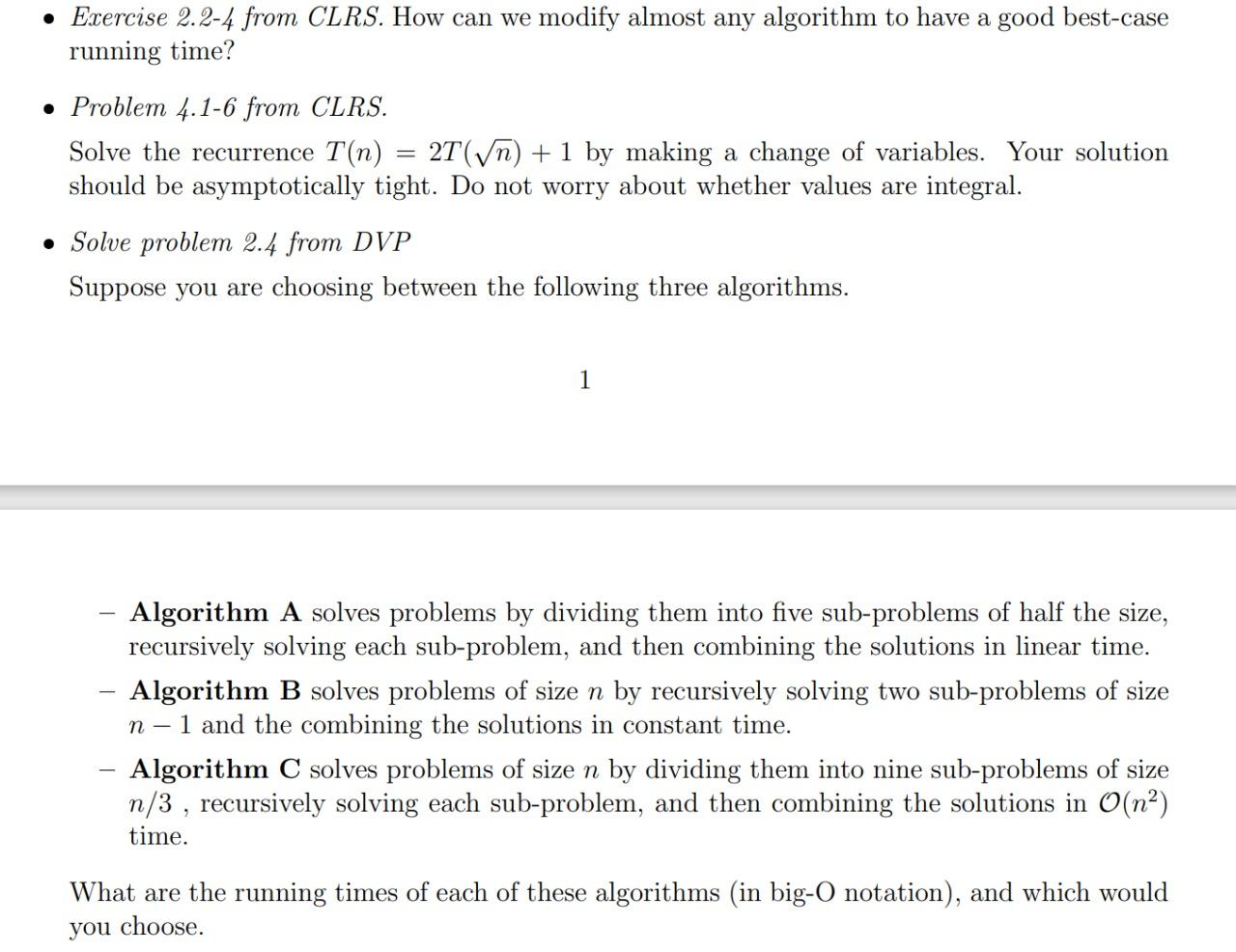 Solved - Exercise 2.2-4 From CLRS. How Can We Modify Almost | Chegg.com