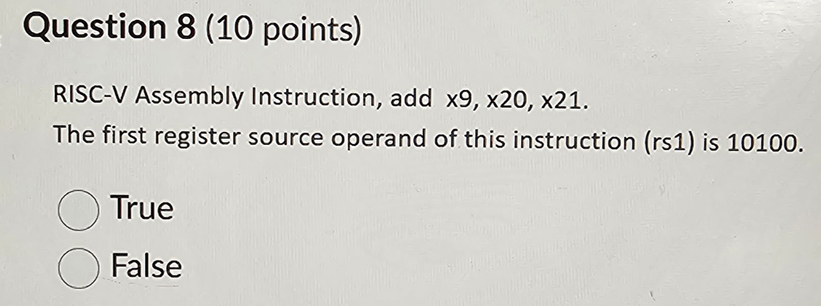 Solved RISC-V Assembly Instruction, Add ×9,×20,×21. The | Chegg.com