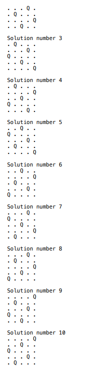 Solved In C++ Please 1 Dimension of N queens problem By the | Chegg.com