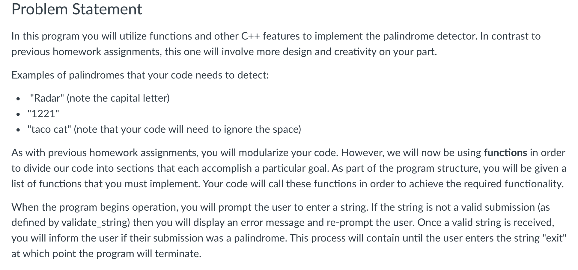 Solved Problem Statement In this program you will utilize | Chegg.com