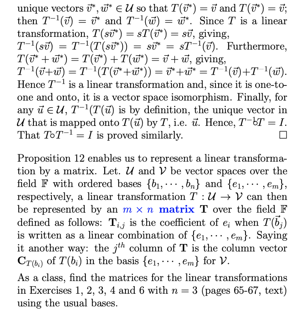 Solved Proposition 11. (Thm 2.1 tect) Let U, V and W be