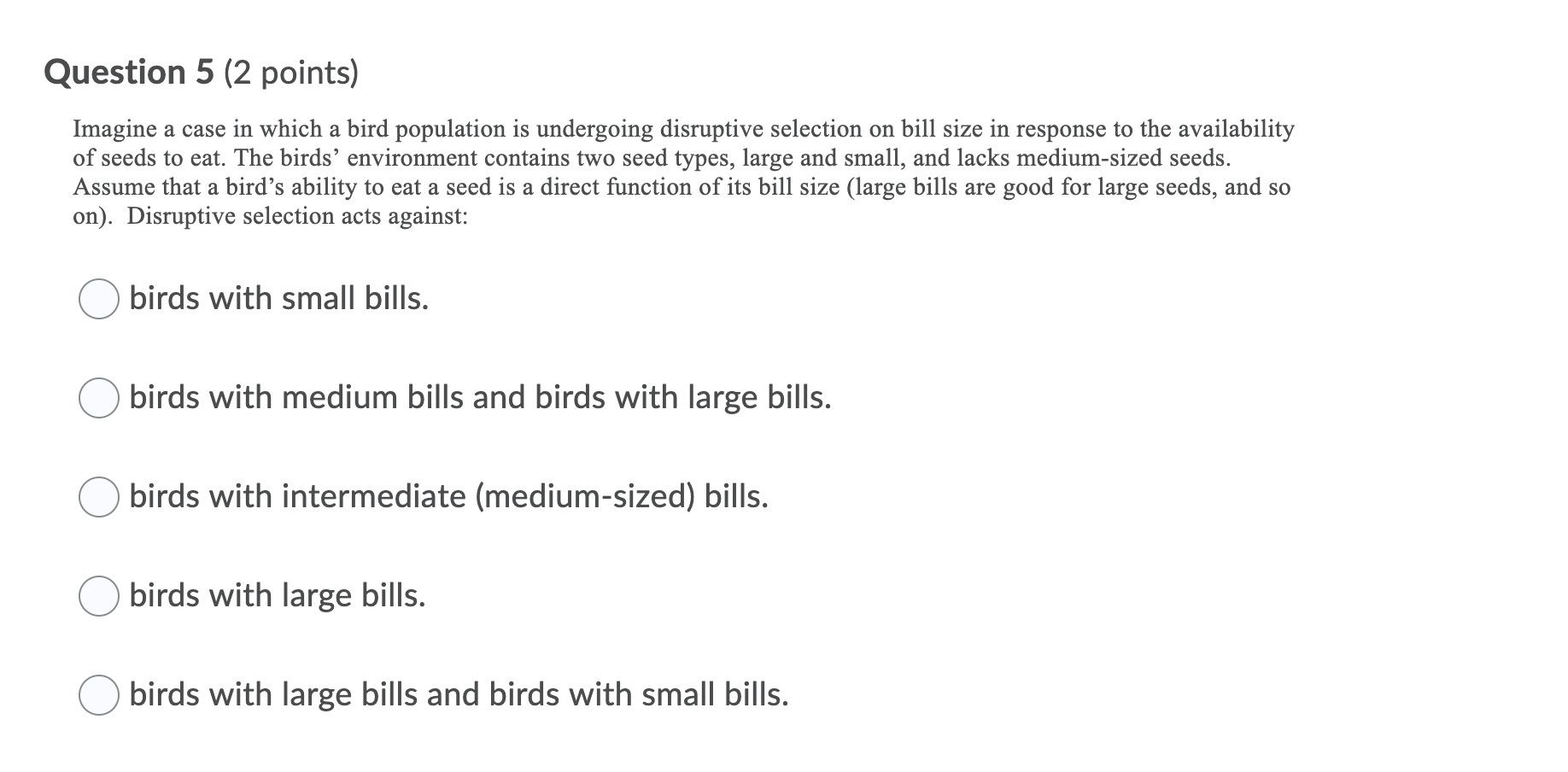 Solved Question 4 (2 points) Which one of the following is a | Chegg.com