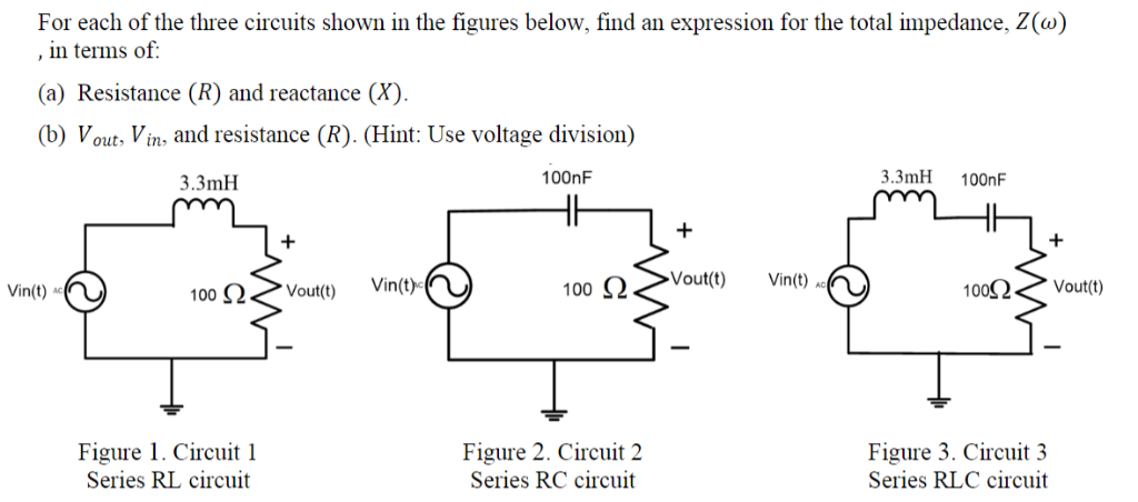 Solved For each of the three circuits shown in the figures | Chegg.com