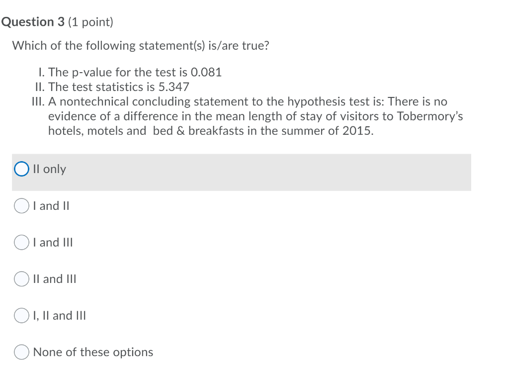 Solved The Next 3 Questions are based on the following data. | Chegg.com