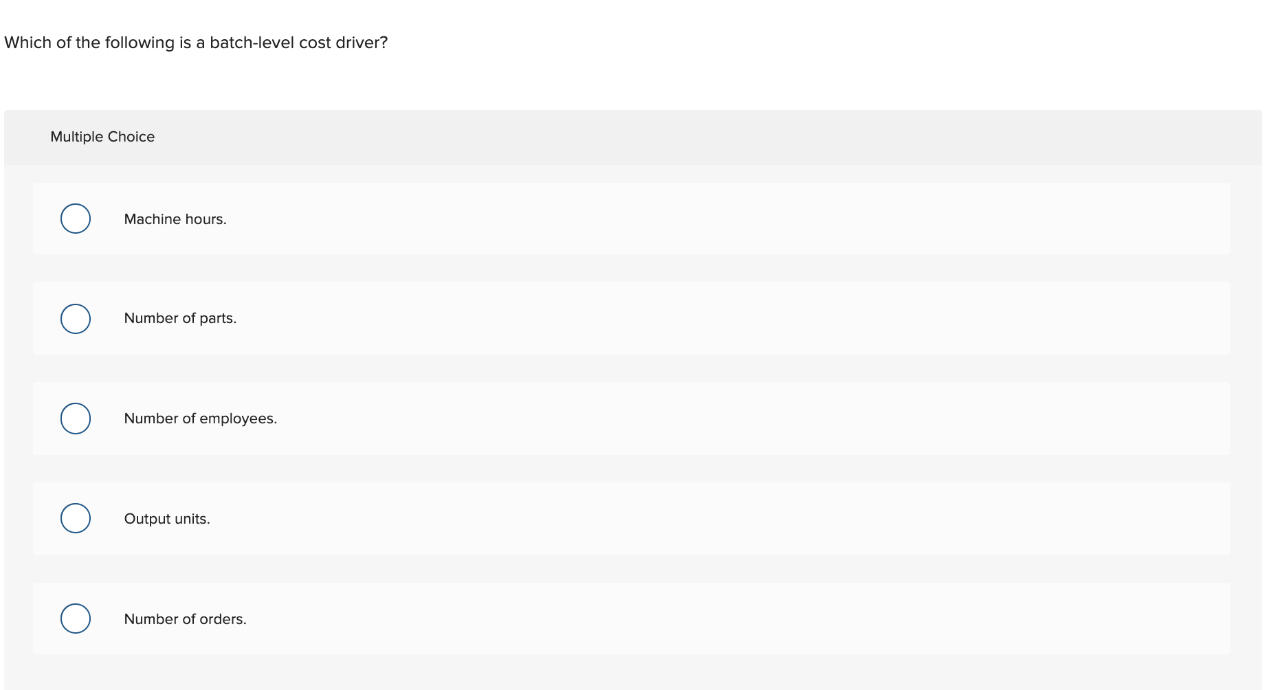 solved-which-of-the-following-is-a-batch-level-cost-driver-chegg