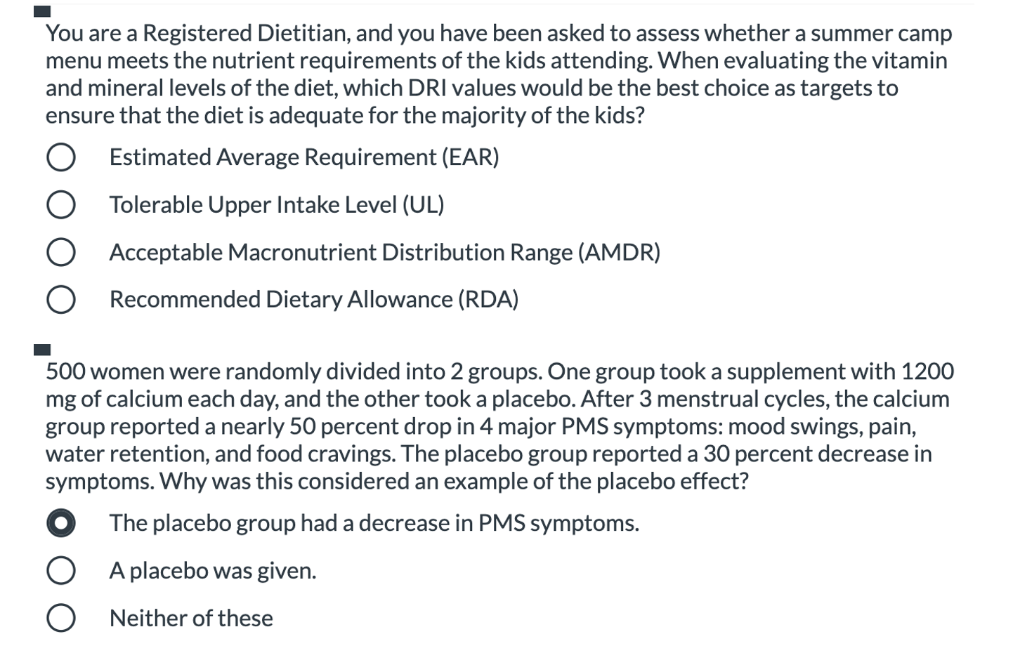 Solved You are a Registered Dietitian, and you have been