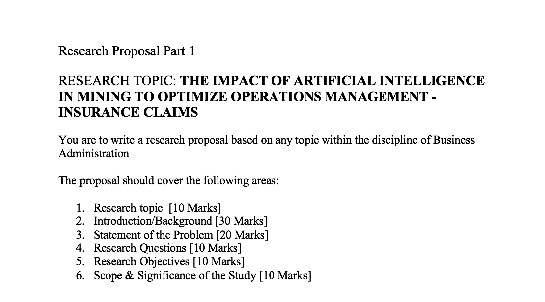 research question 1 proposed title a