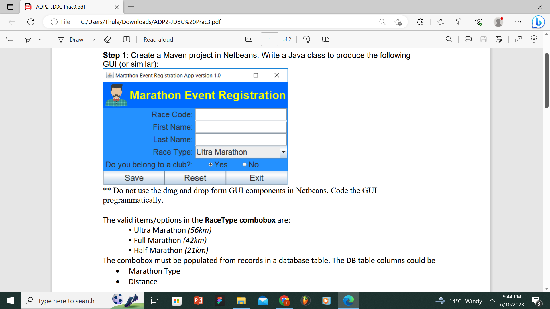 Solved Step 1: Create A Maven Project In Netbeans. Write A | Chegg.com