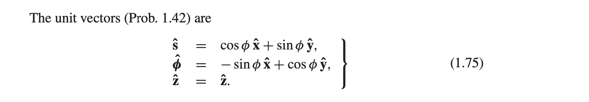 Solved Problem 3 Express The Cylindrical Unit Vectors Chegg Com