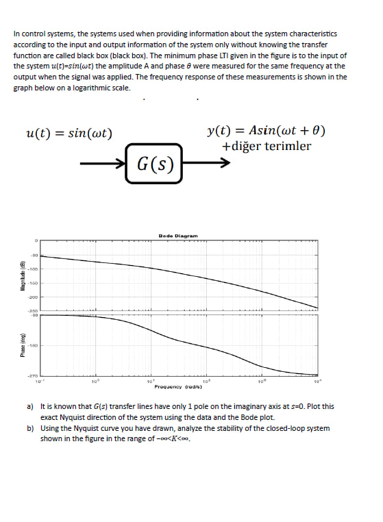 Solved In control systems, the systems used when providing | Chegg.com