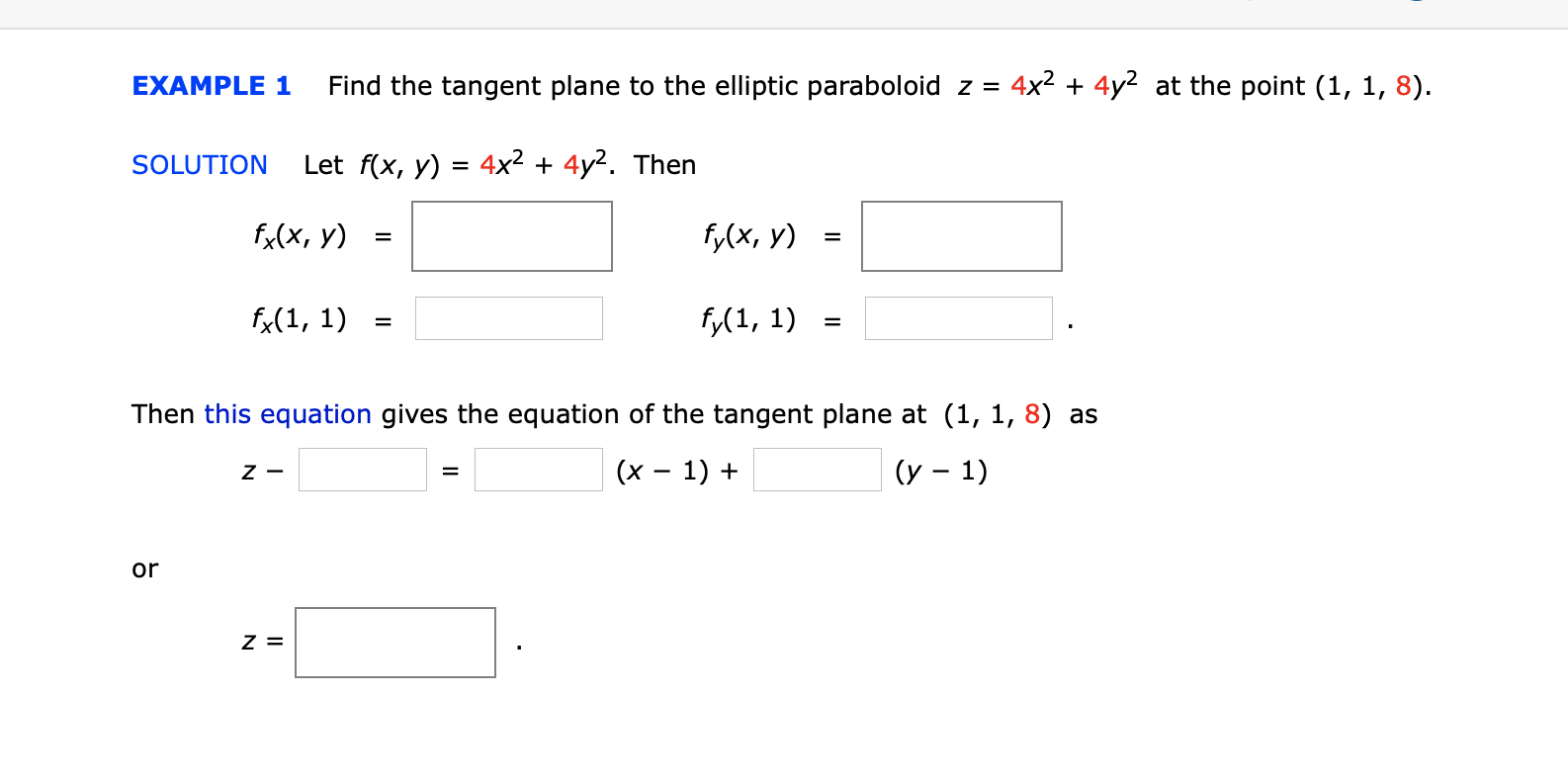 Solved Example 1 Find The Tangent Plane To The Elliptic