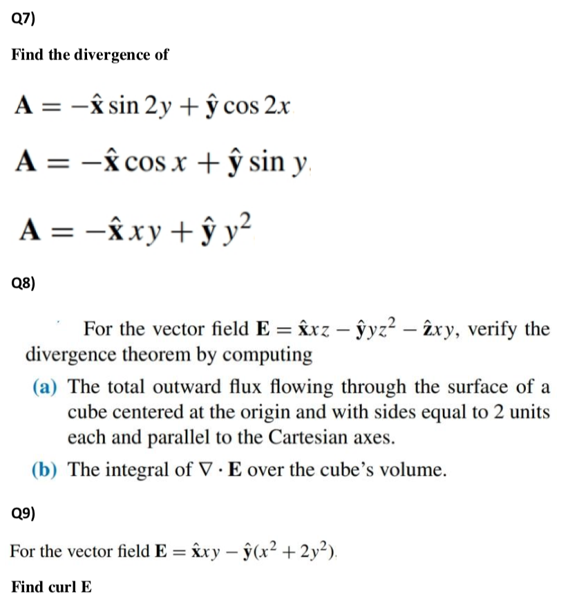 Solved Q1 Given Vectors A 2 G3 I B I3 Chegg Com