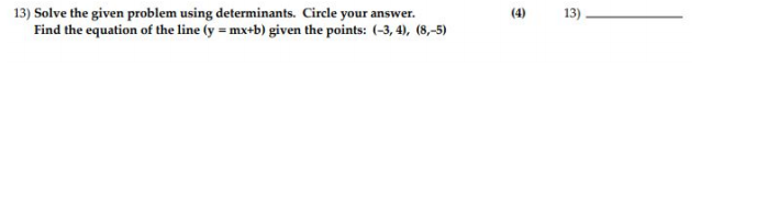 Solved (4) 13) 13) Solve the given problem using | Chegg.com