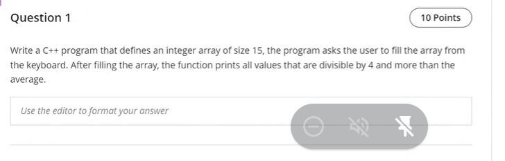 Solved Question 1 10 Points Write a C++ program that defines | Chegg.com