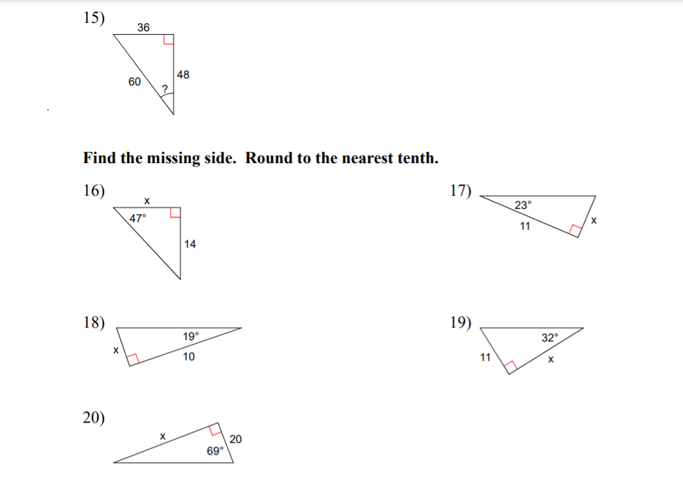 Solved Find the measure of the indicated angle to the | Chegg.com