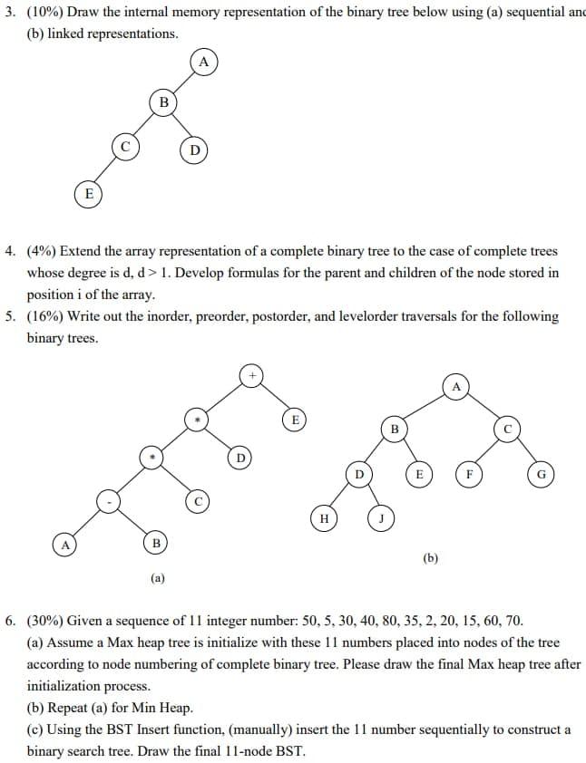 Solved 1. (8%) What is the maximum number of nodes in a