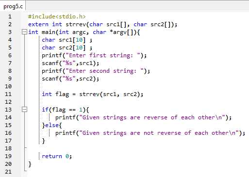 Use prog5.c file for this programming problem. The | Chegg.com