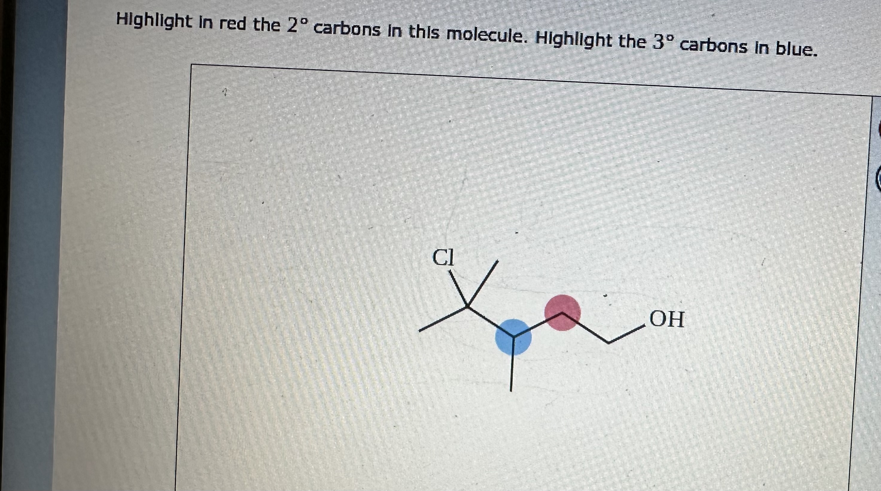 Solved Highlight in red the 2° ﻿carbons in this molecule.