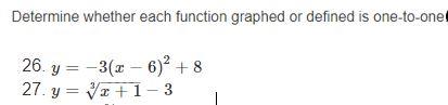 Solved Determine whether each function graphed or defined is | Chegg.com