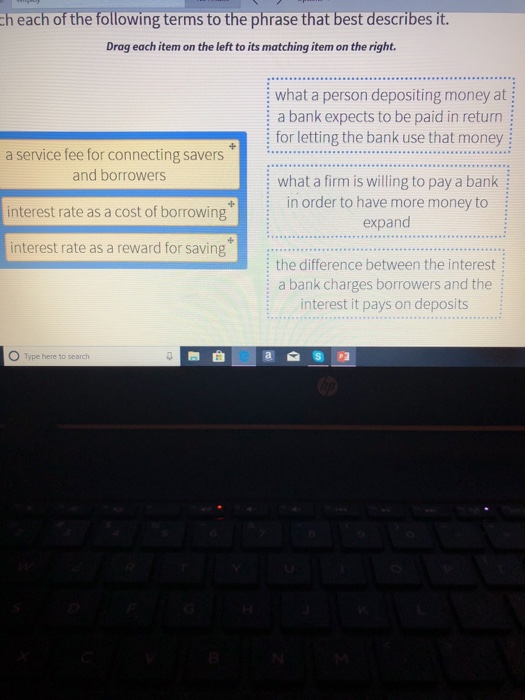 Solved each of the following terms to the phrase that best | Chegg.com