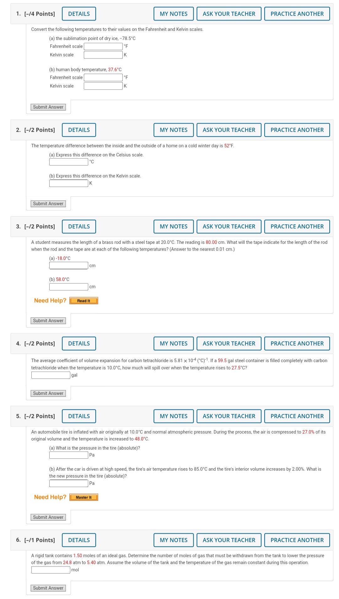 Solved Convert the following temperatures to their values on | Chegg.com