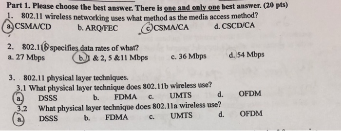 Solved Part 1 Please Choose The Best Answer There Is One Chegg Solved Part 1 Please Choose The Best Answer There Is One Chegg