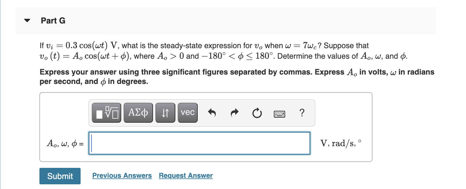 Solved Consider the high-pass filter shown in (Figure 1). | Chegg.com