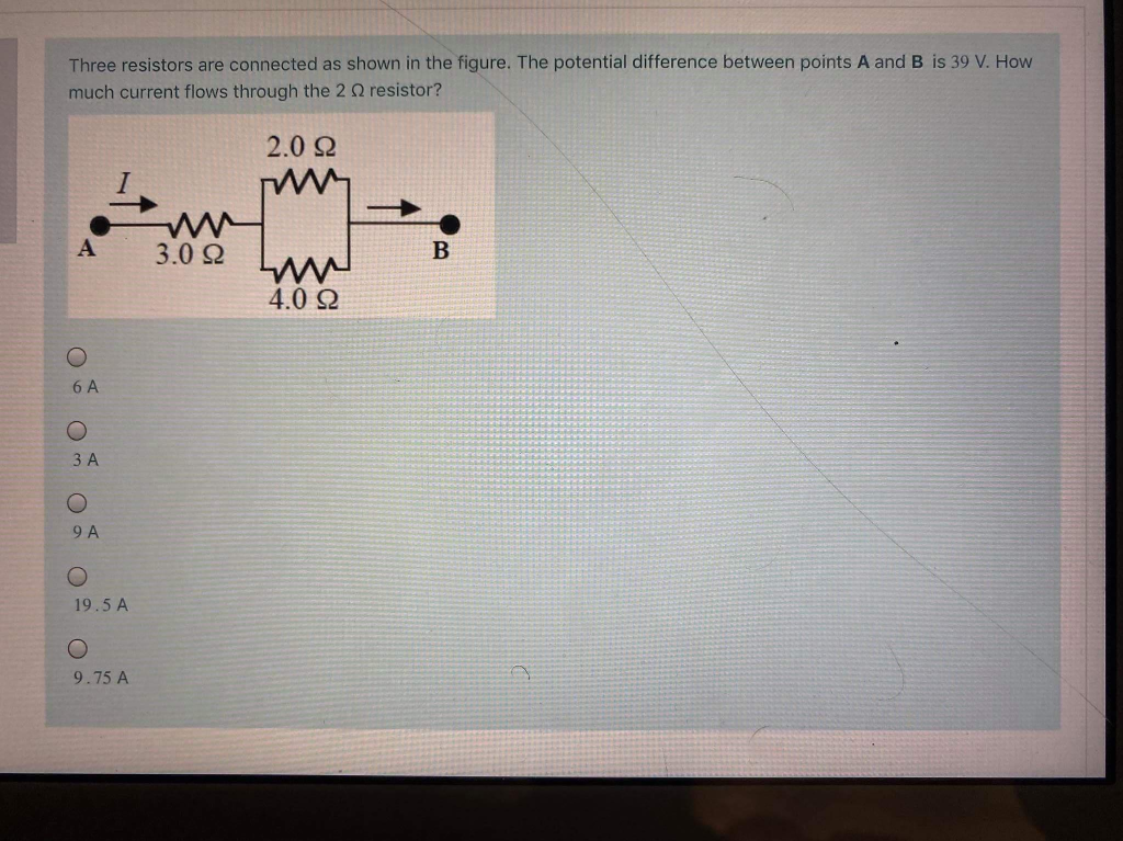 Solved Three Resistors Are Connected As Shown In The Figure. | Chegg.com