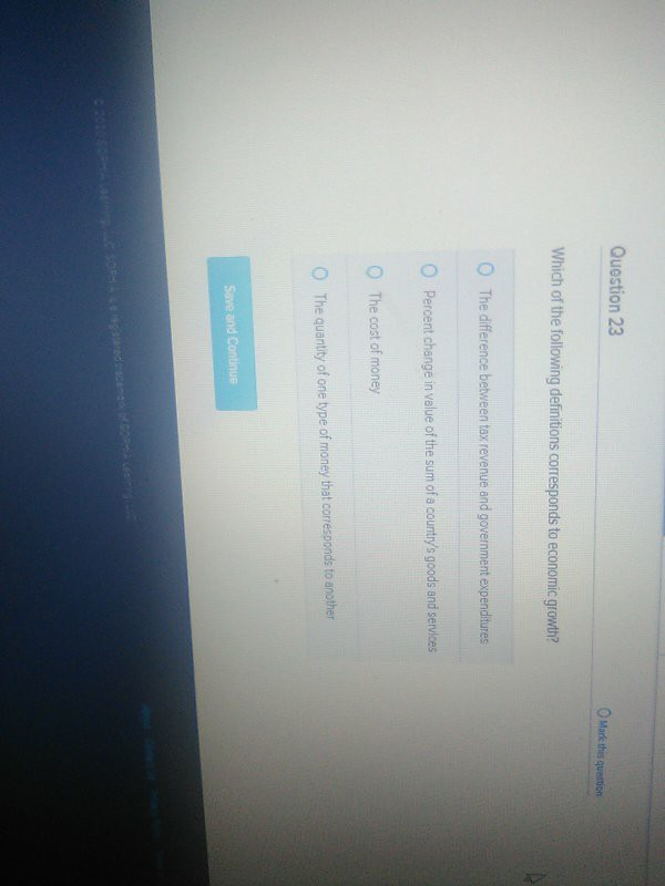 Which Of The Following Definitions Corresponds To Economic Growth