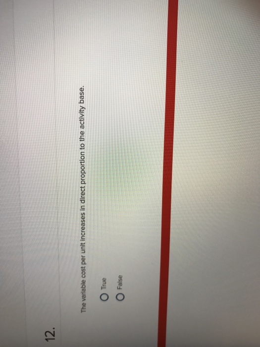 Solved The Variable Cost Per Unit Increases In Direct Chegg