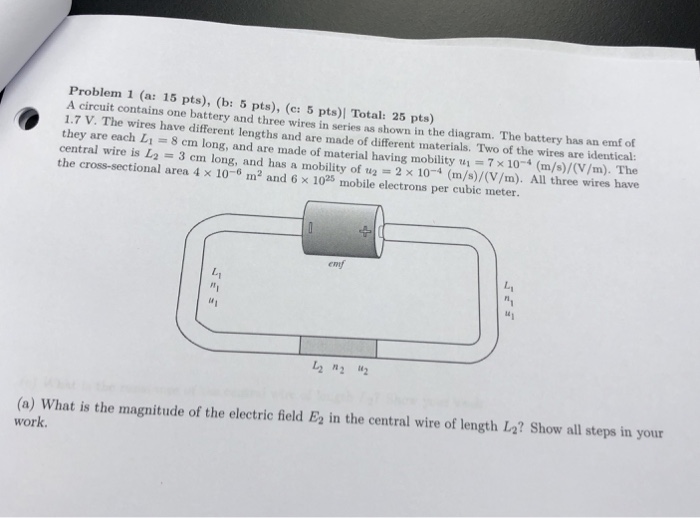 Solved Problem 1 (a: 15 pts), (b: 5 pts), (c: 5 pts)] Total: | Chegg.com
