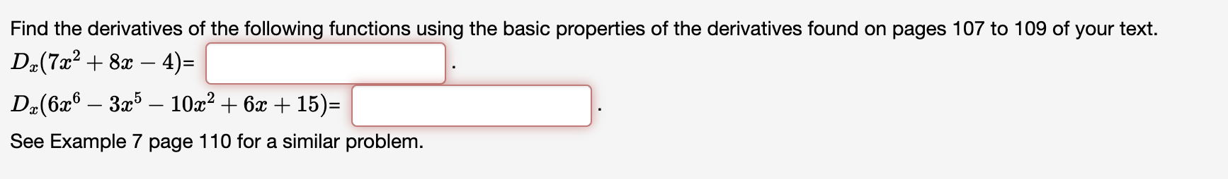 Solved Find The Derivatives Of The Following Functions Using | Chegg.com