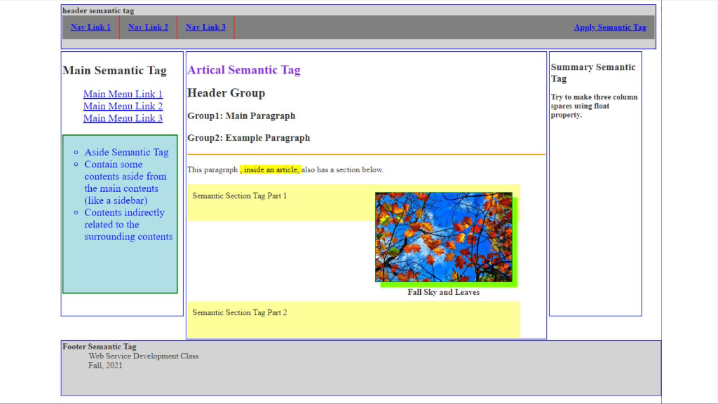 Can someone make an HTML using semantic tags and CSS | Chegg.com