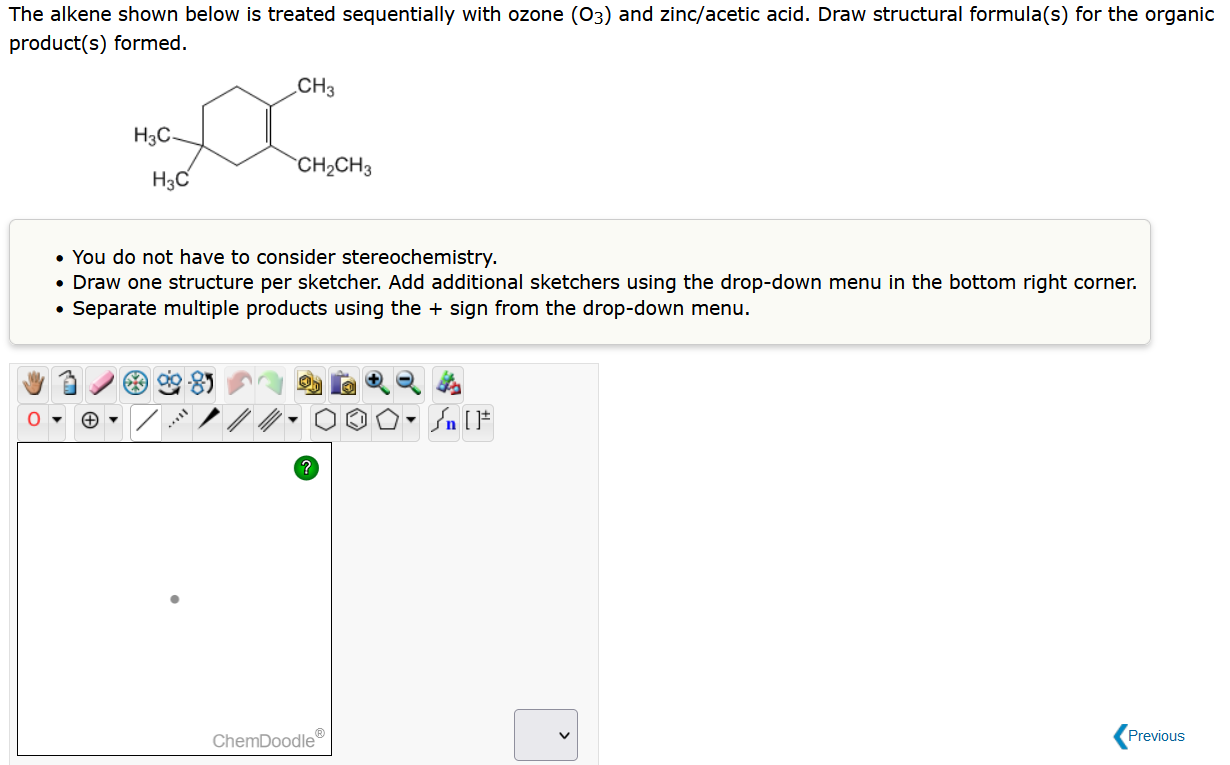 Draw a structural formula for the alkene. - You do | Chegg.com