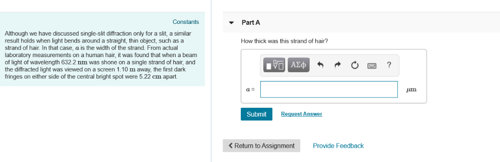 Solved Constants Part A Although We Have Discussed Single