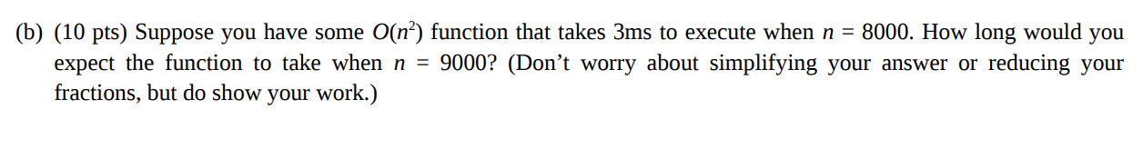 Solved (Runtime Analysis) (a) (10 pts) Give a summation that | Chegg.com