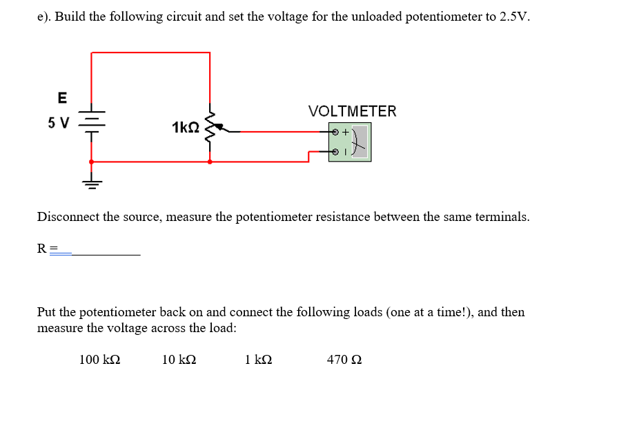 OBJECTIVES 1. Use a potentiometer to control voltage Circuit Diagram