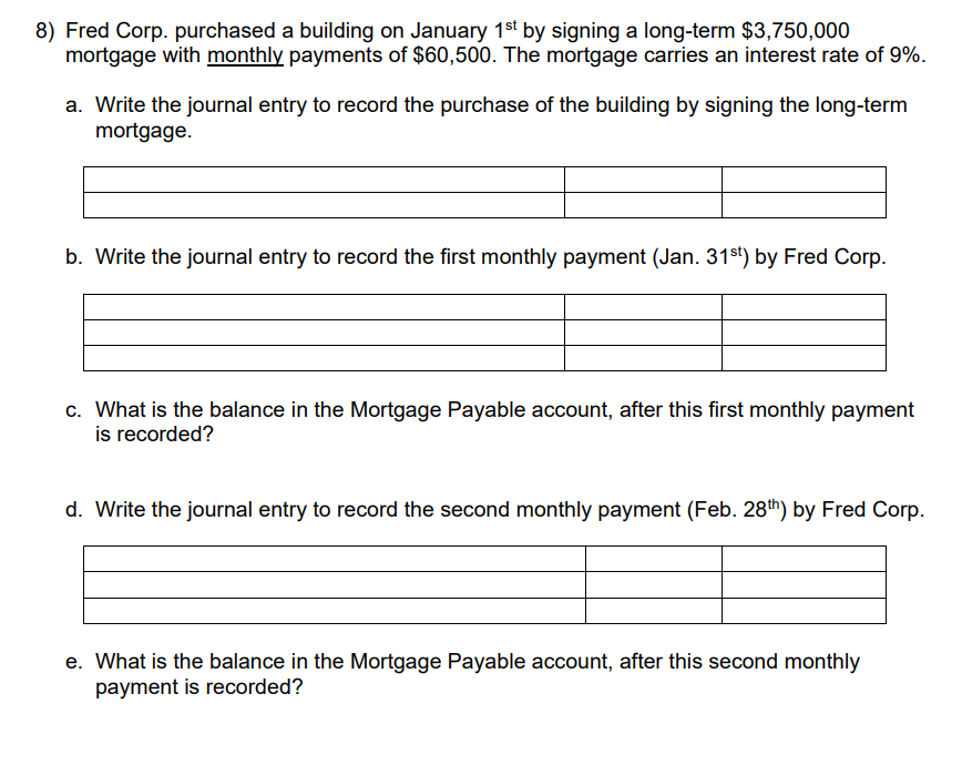 750 000 mortgage payment