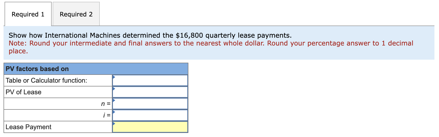 Solved Exercise 15-8 (Algo) Sales-type lease with selling