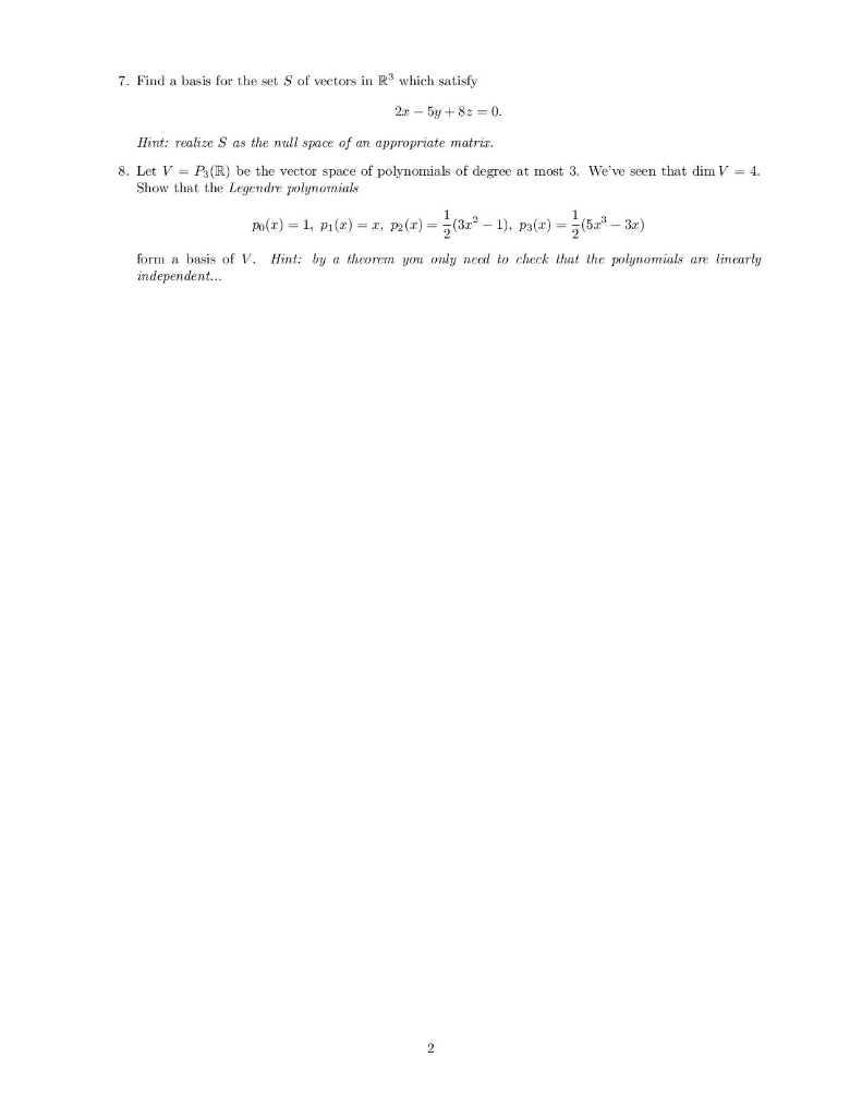 Solved Linear Analysis I, Fall 2020: Problem set 4 Due by | Chegg.com