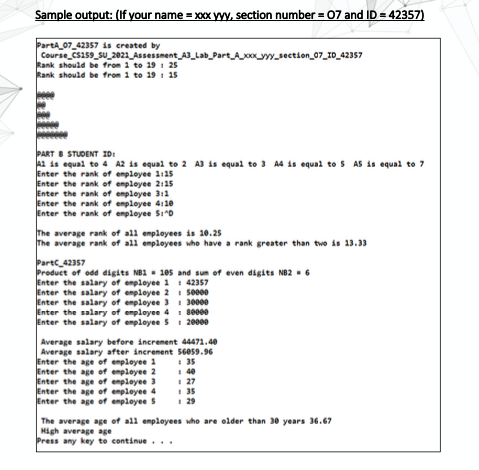 Solved Problem Write a C program that calculates the average | Chegg.com
