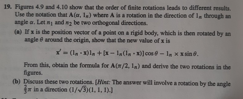 Solved 19. Figures 4.9 and 4.10 show that the order of | Chegg.com