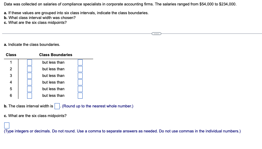 Solved Data Was Collected On Salaries Of Compliance | Chegg.com