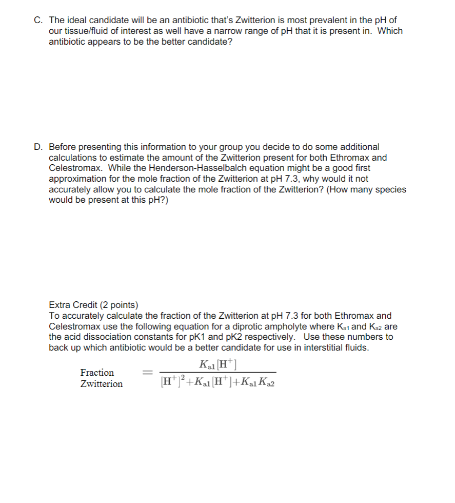 PLEASE HELP PART C → EXTRA CREDIT BASED ON THE | Chegg.com