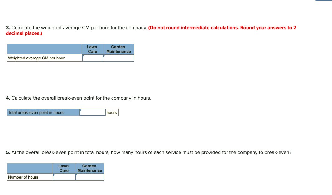 Solved Gulf Shore Lawn and Garden Maintenance provides two