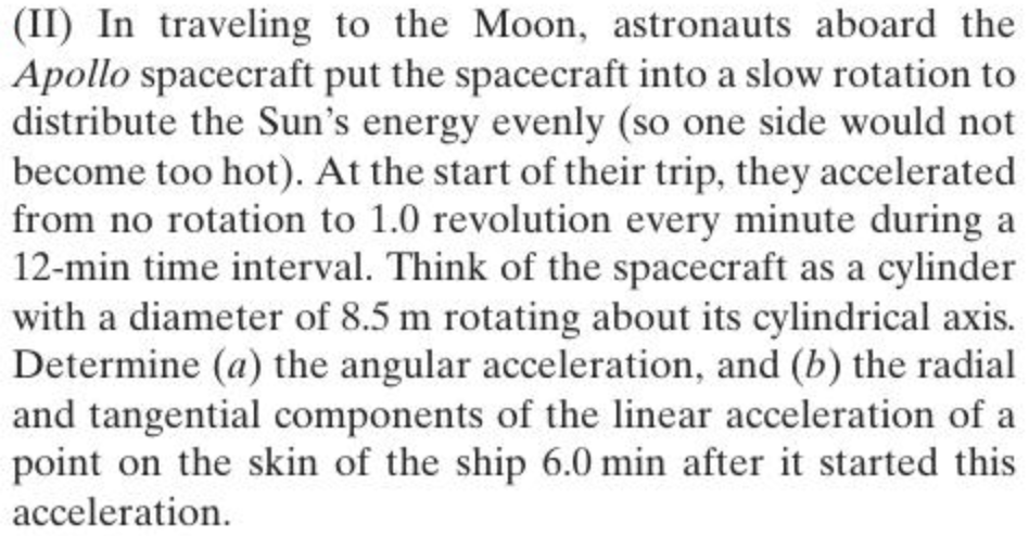 Solved (II) In traveling to the Moon, astronauts aboard the | Chegg.com